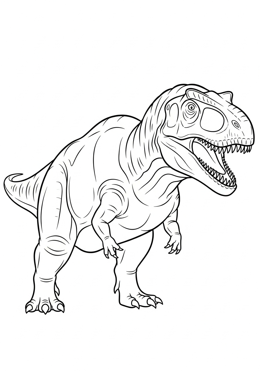 immagini di Giganotosaurus da colorare e stampare