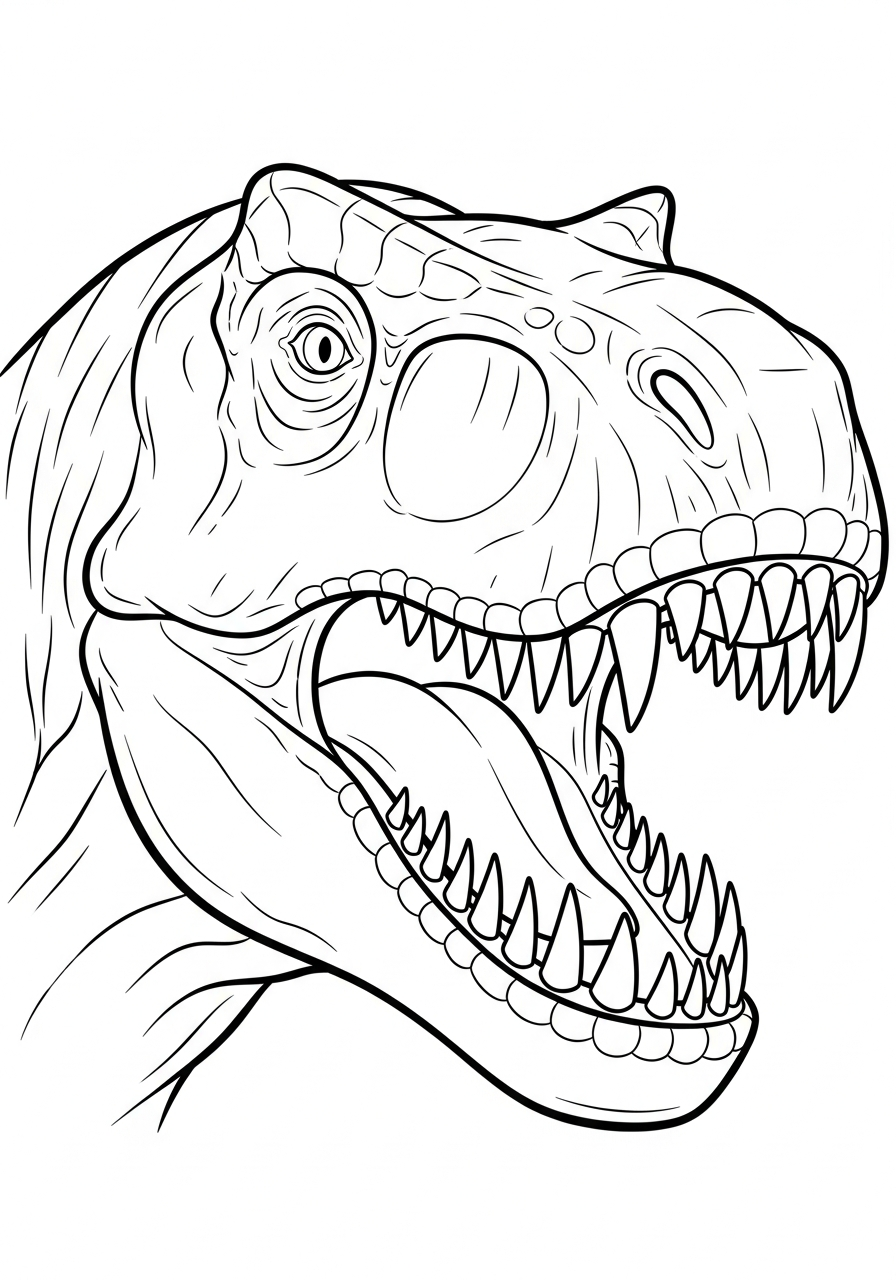 immagini di Giganotosaurus da colorare e stampare 1