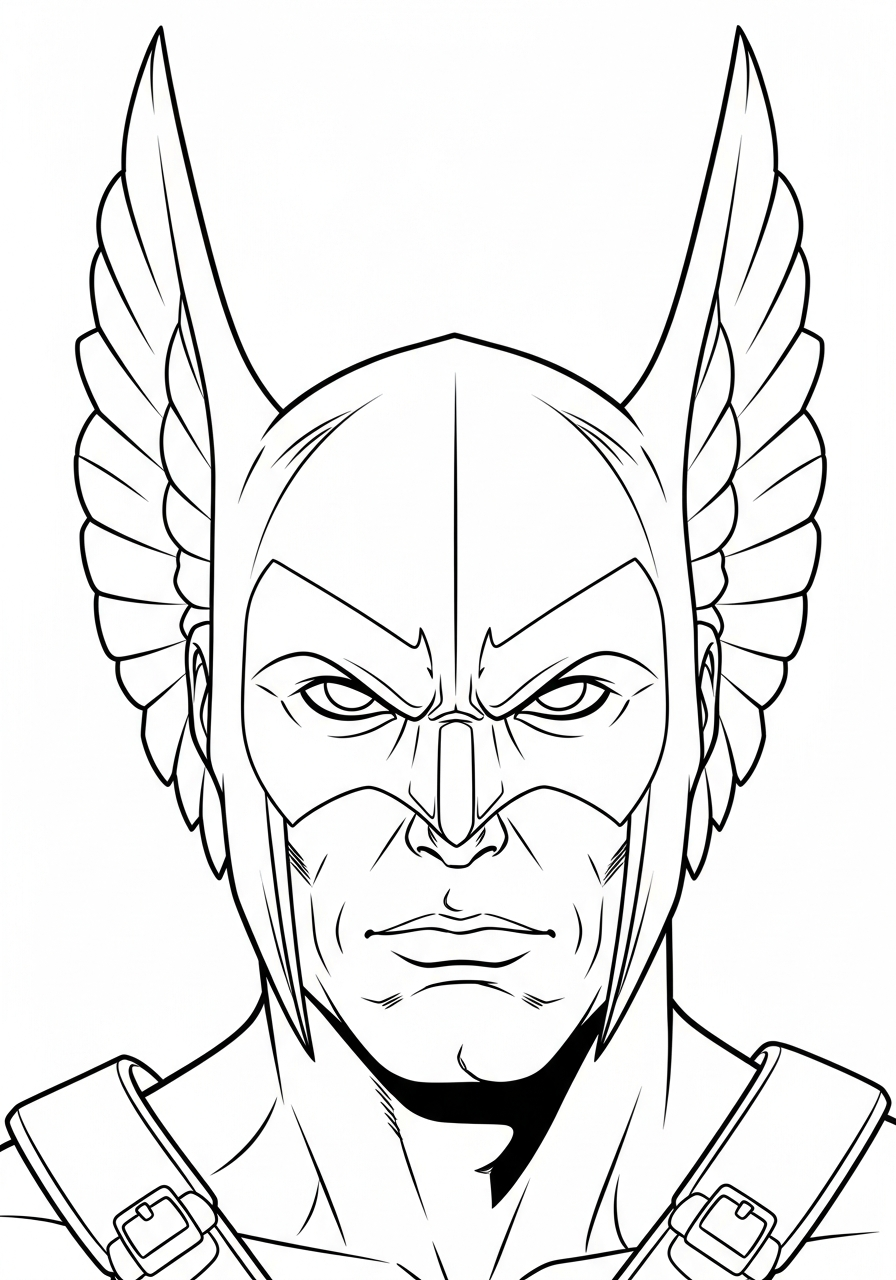 Hawkman 11 disegno Hawkman da colorare e stampare