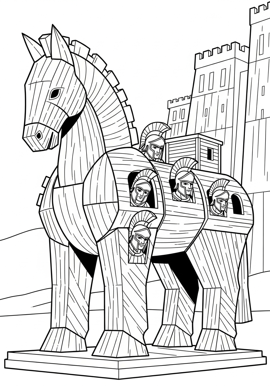 Mitologia Greca 11 immagini da colorare Mitologia Greca gratis