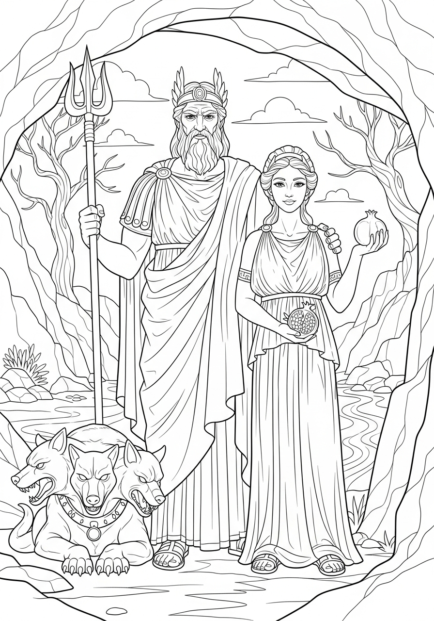 Mitologia Greca 9 immagini Mitologia Greca da colorare e stampare