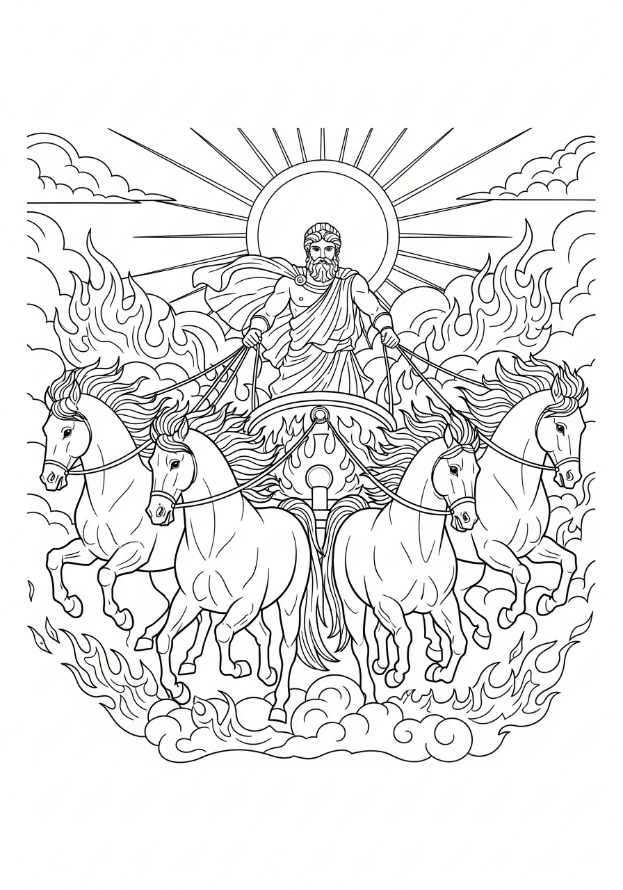 Mitologia Greca 8 Mitologia Greca da colorare