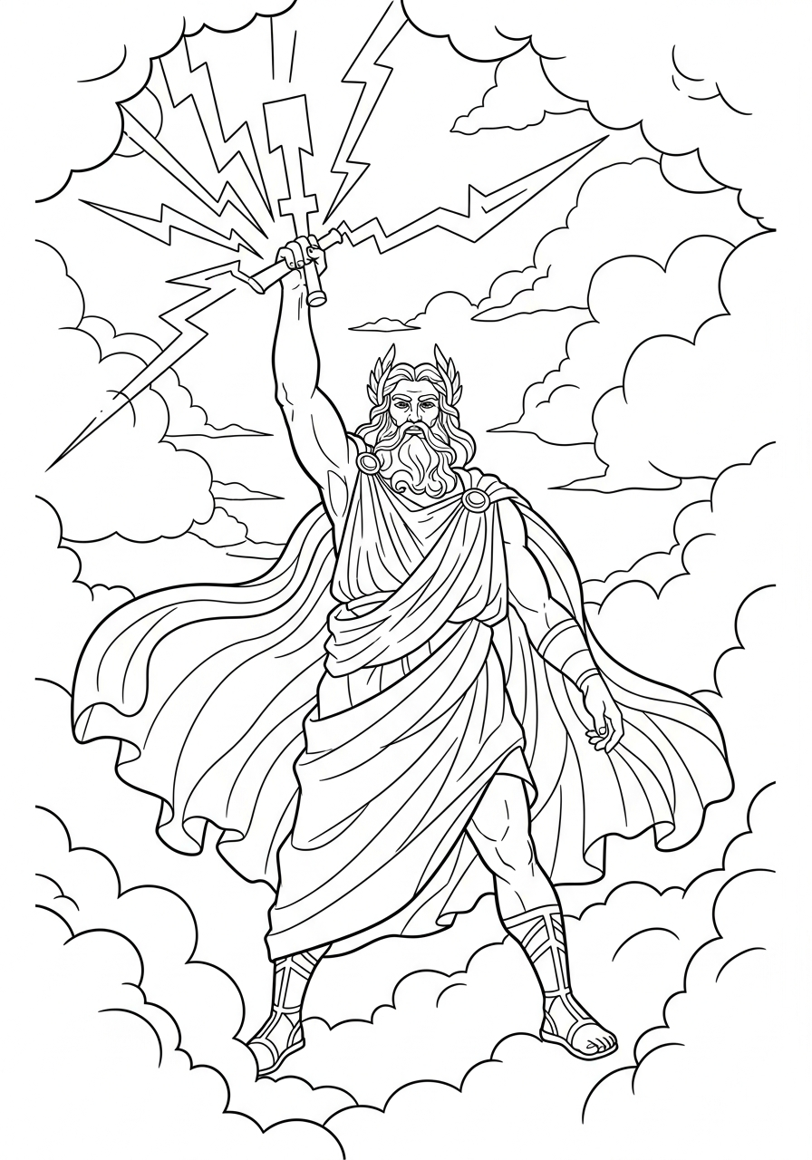 Mitologia Greca 19 disegni di Mitologia Greca da colorare e stampare