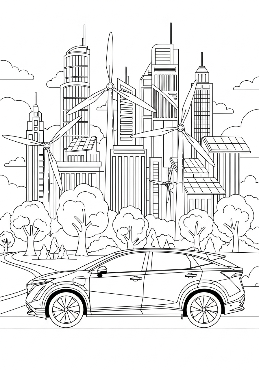 disegni Nissan da colorare e stampare