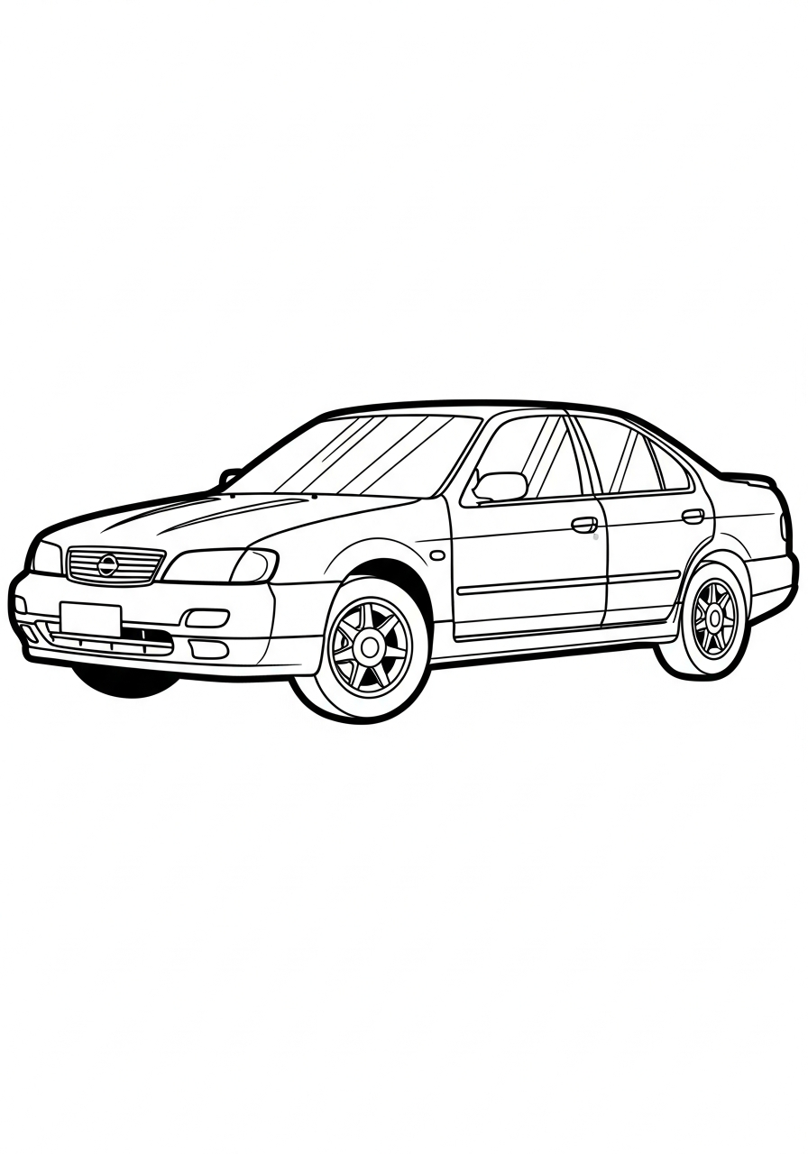 disegni da colorare per bambini pdf Nissan