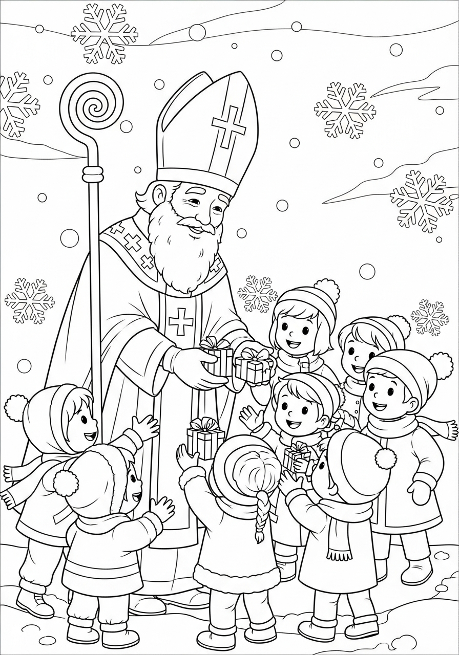 San Nicola 20 San Nicola disegno da colorare 1