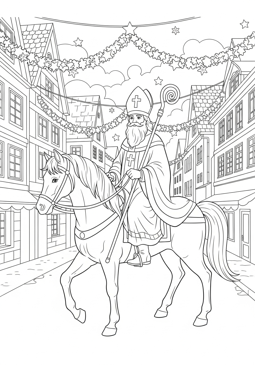 San Nicola 19 San Nicola disegni da colorare per bambini maschi 1