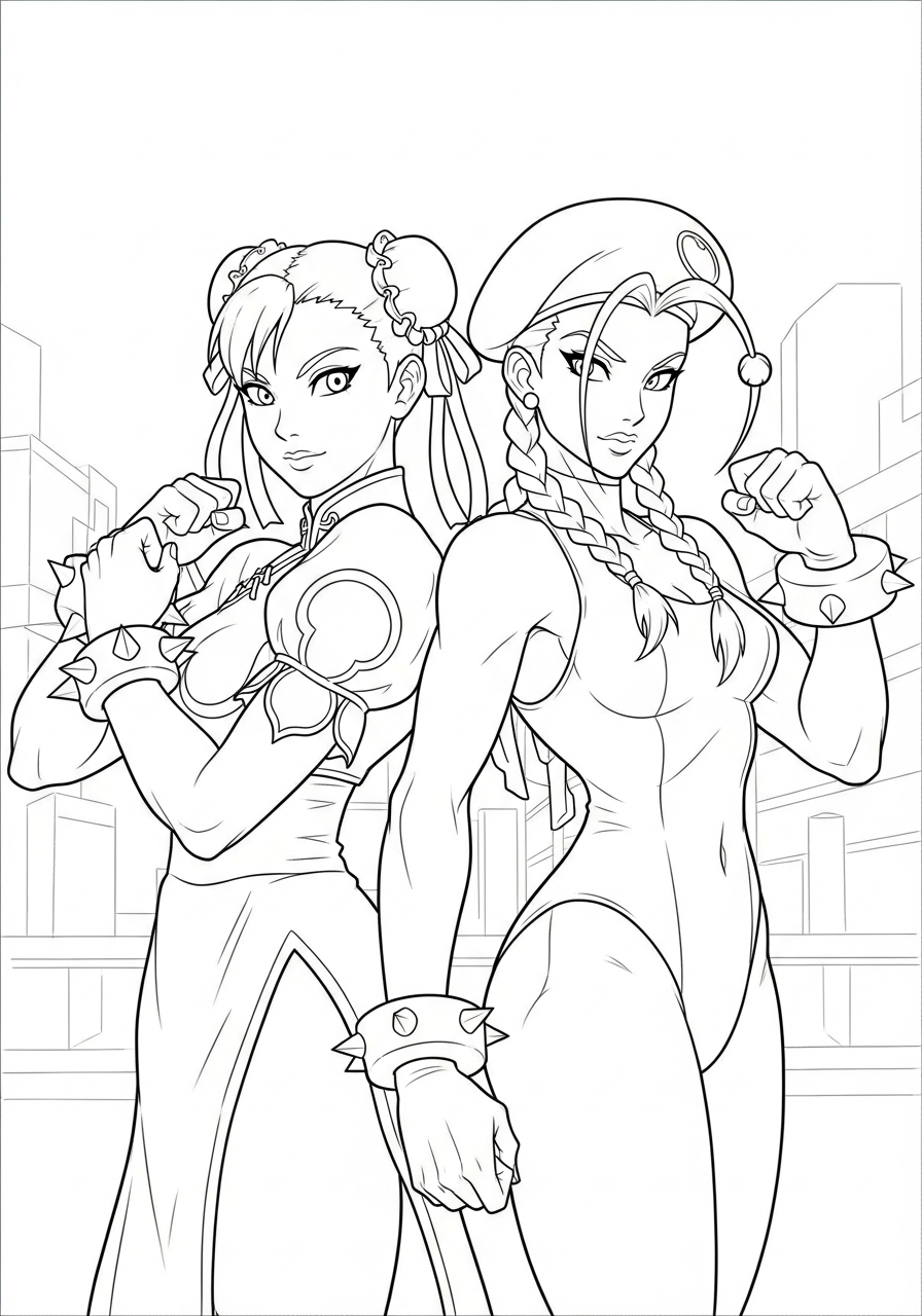 Street Fighter 5 Street Fighter da colorare per bambini