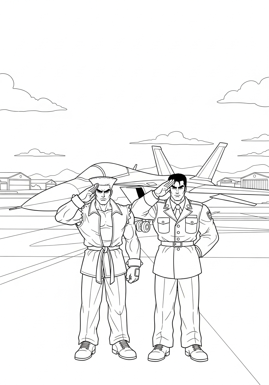 Street Fighter 4 disegni Street Fighter da colorare gratis