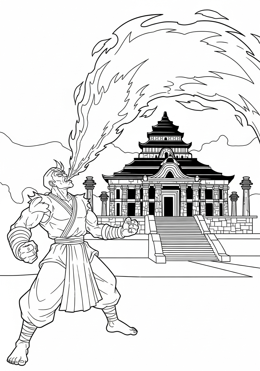 Street Fighter 3 Street Fighter da colorare facile