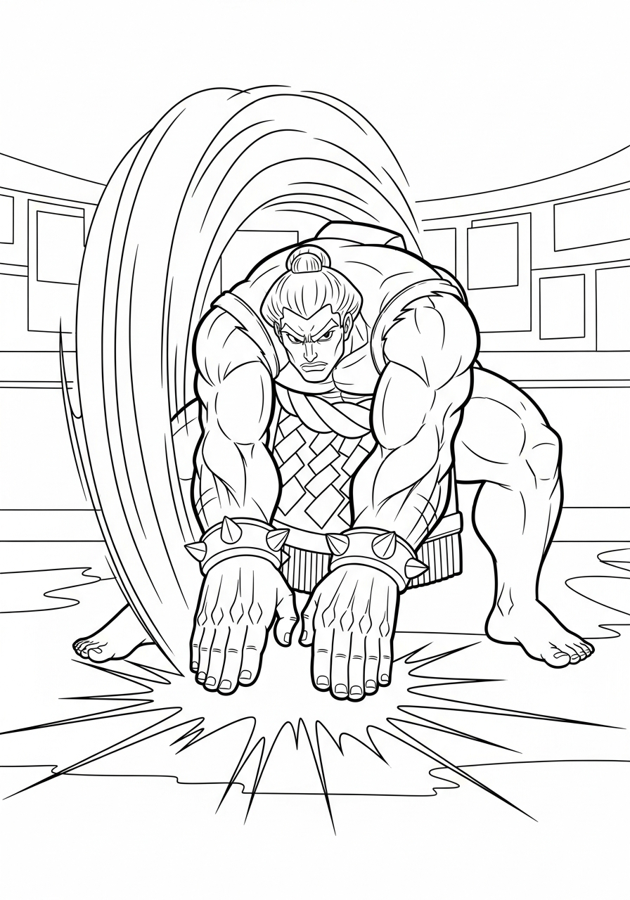 Street Fighter 14 immagini di Street Fighter da colorare e stampare