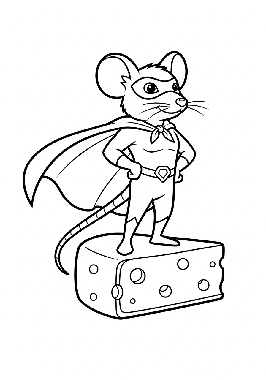 disegni di Topo da colorare e stampare