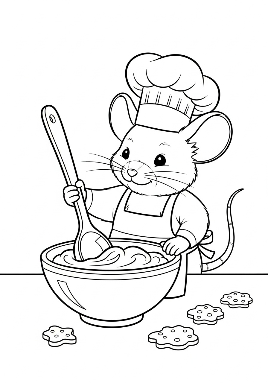 immagini Topo da colorare e stampare