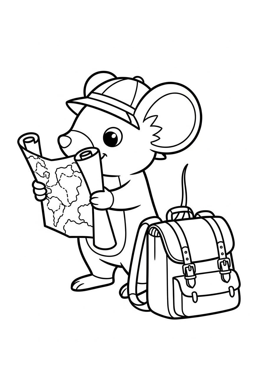 disegni Topo da colorare