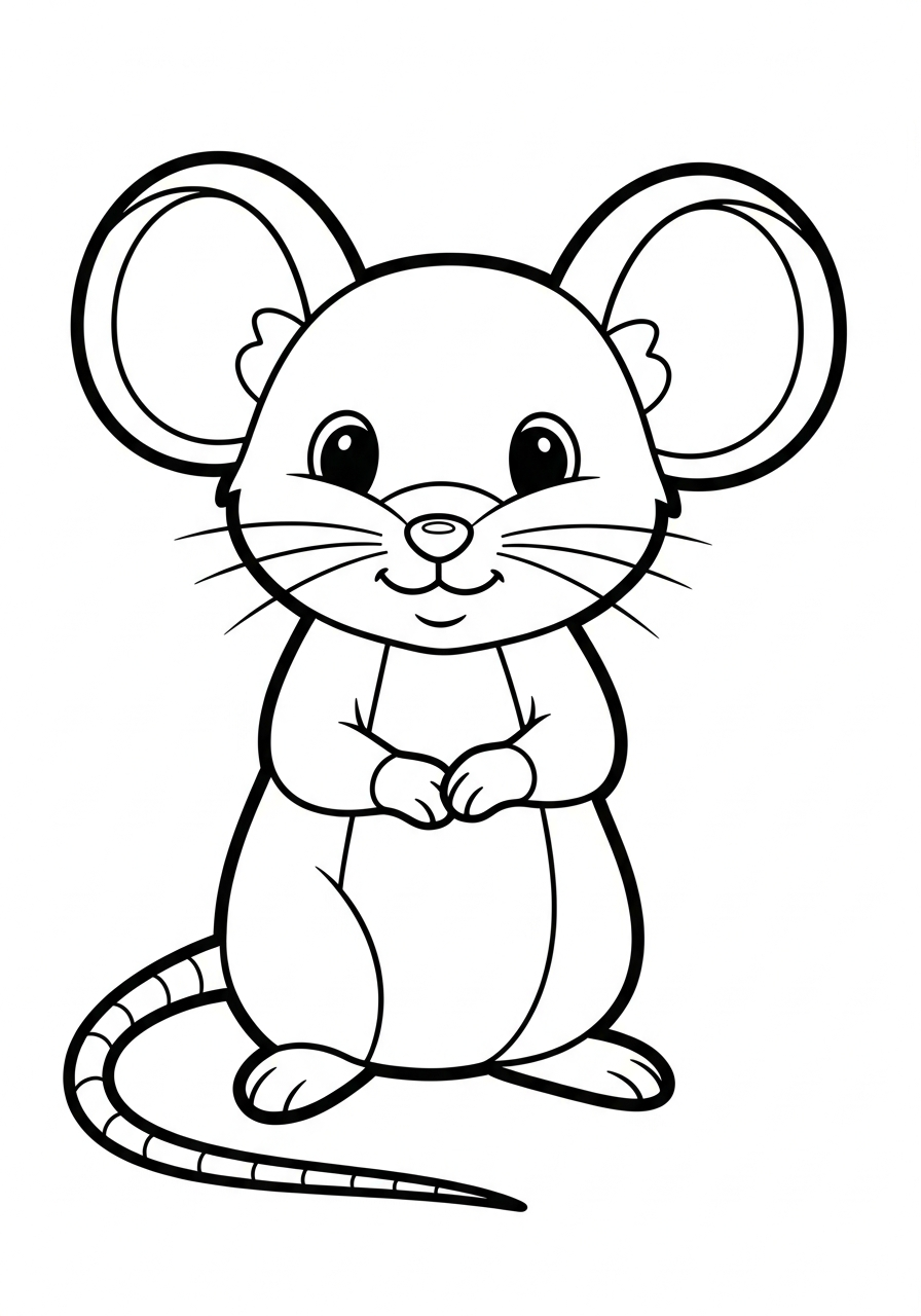 immagini da stampare e colorare di Topo