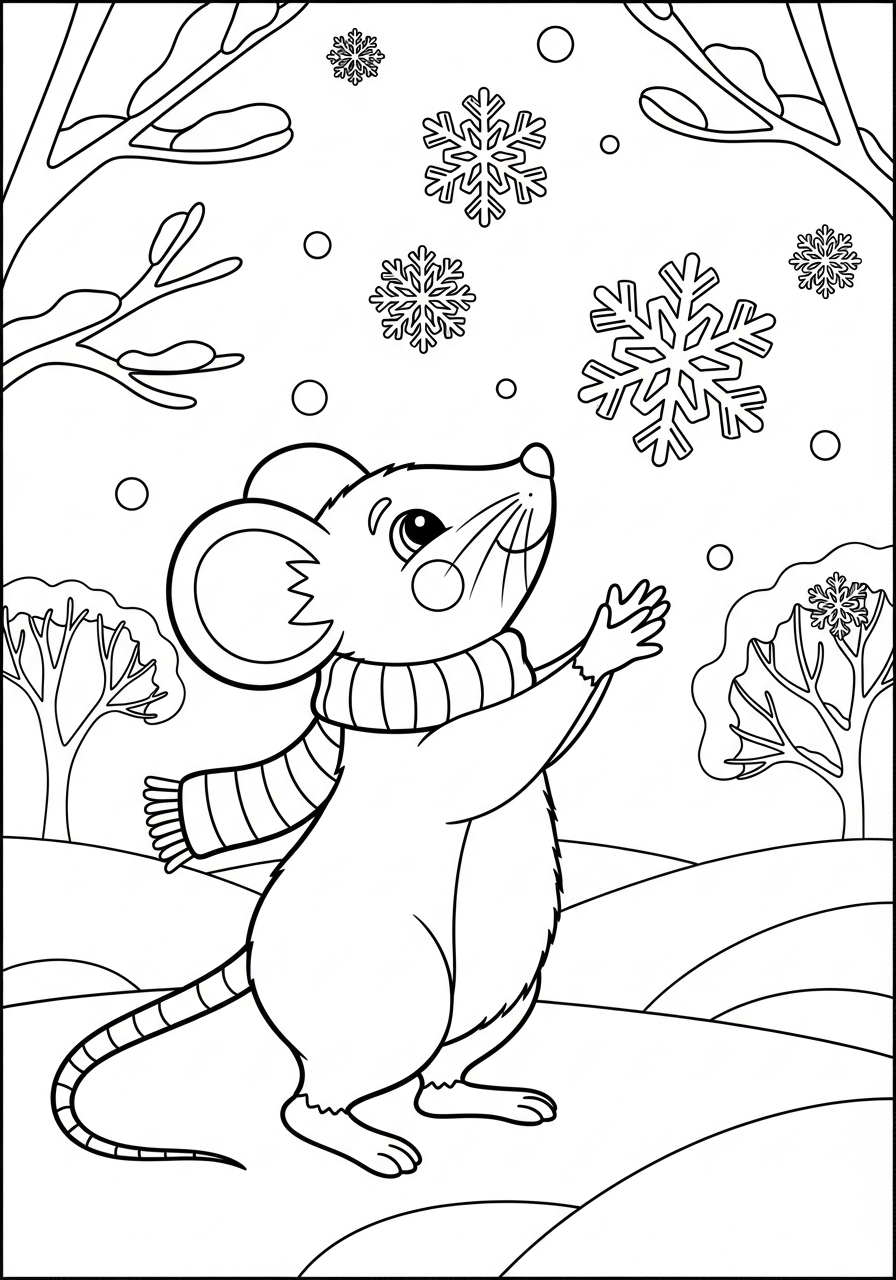 immagine di Topo da colorare