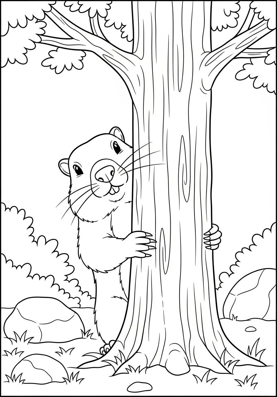 Marmotta 11 foto marmotta da colorare