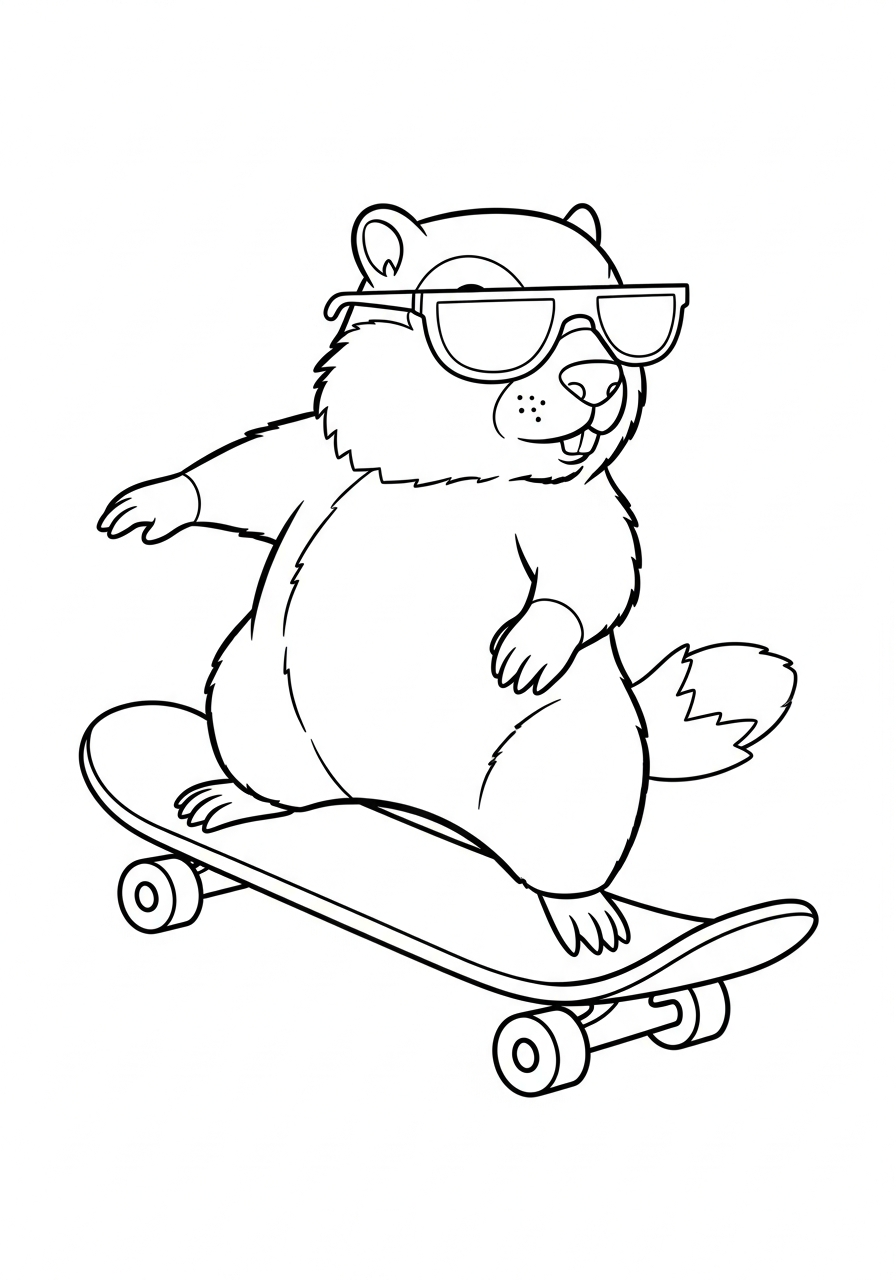 Marmotta 9 pdf stampare marmotta da colorare