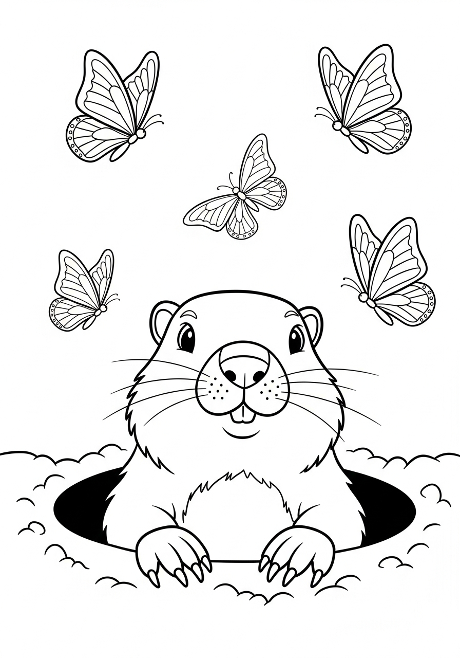 Marmotta 23 marmotta da colorare e stampare 2