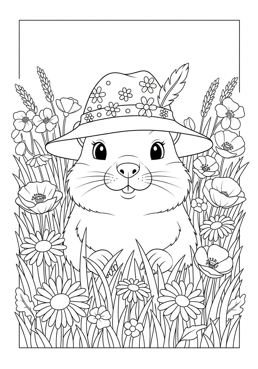 Marmotta 20 disegni marmotta da colorare online