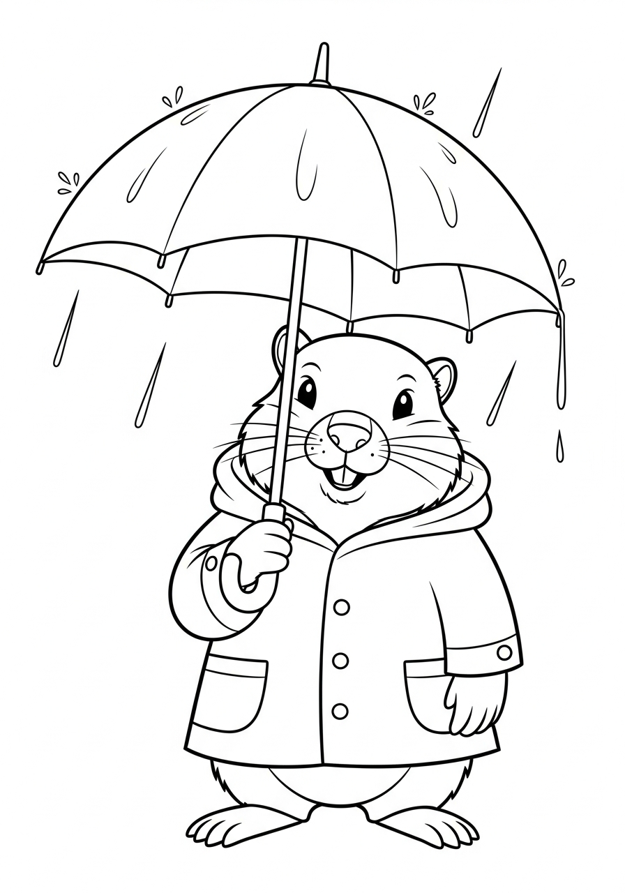 Marmotta 19 marmotta immagini da colorare per bambini