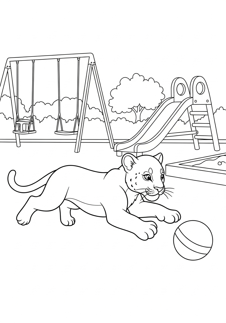 pantera disegno da colorare