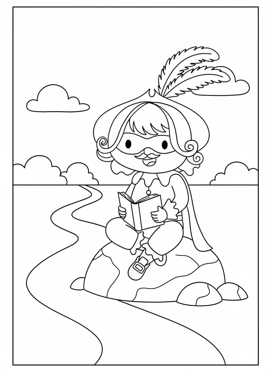 disegni di Balanzone da colorare e stampare