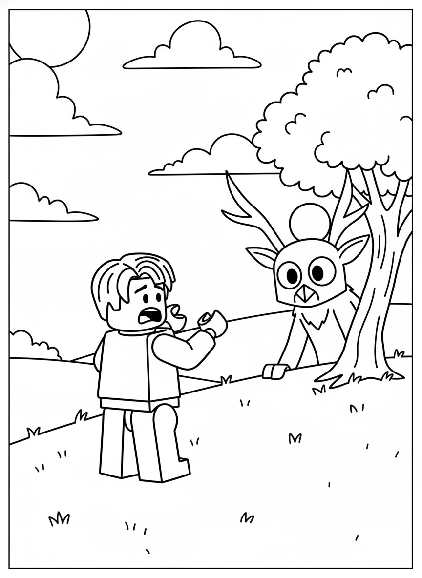 99 Notti nella Foresta 11 99 Notti nella Foresta disegno da colorare