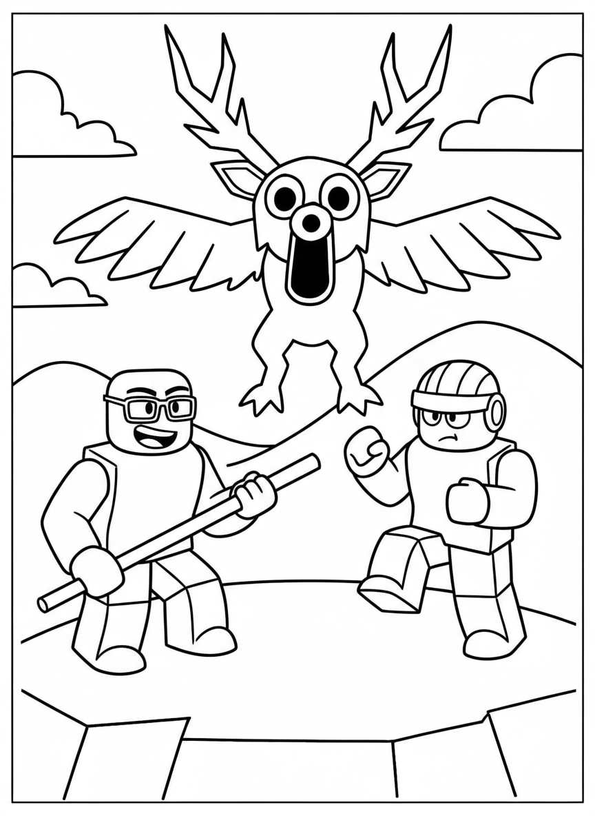 99 Notti nella Foresta 8 99 Notti nella Foresta disegni da colorare per bambini maschi