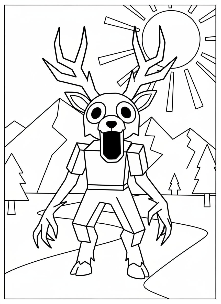 99 Notti nella Foresta 2 immagini 99 Notti nella Foresta da colorare e stampare