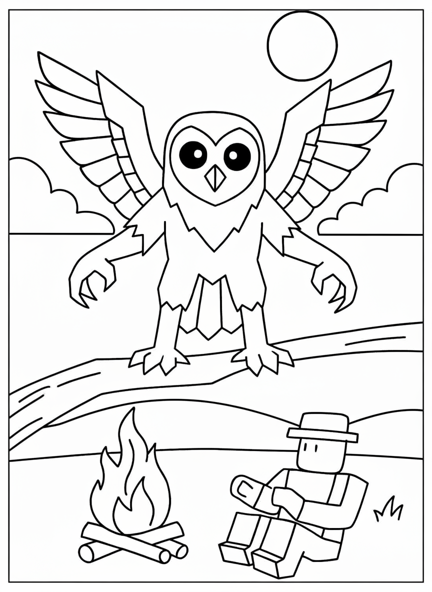 99 Notti nella Foresta 20 disegni 99 Notti nella Foresta da colorare gratis