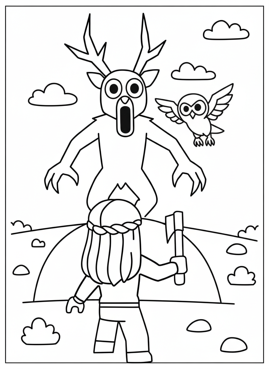 99 Notti nella Foresta 18 disegni da colorare 99 Notti nella Foresta pdf