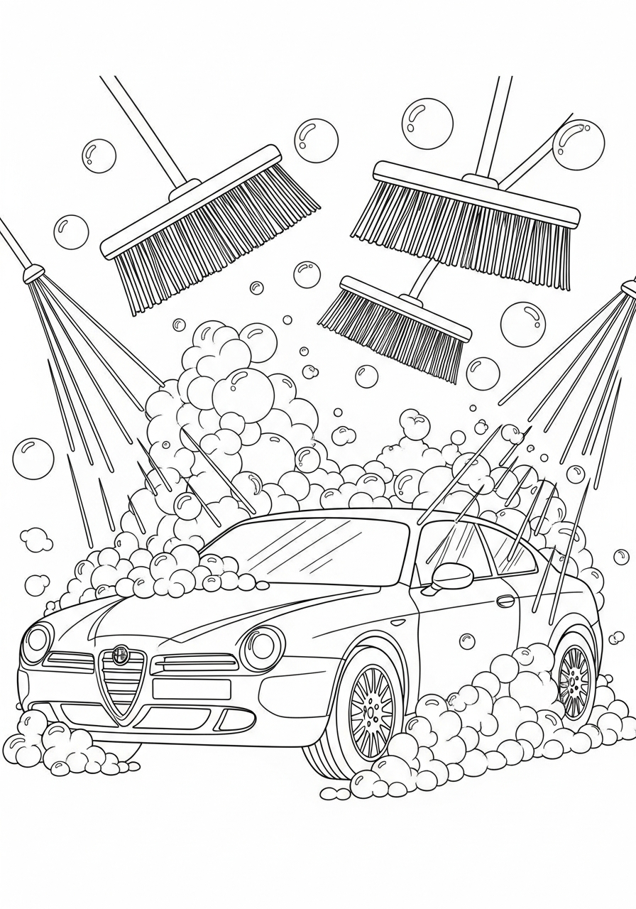 Alfa Romeo da colorare e stampare gratis