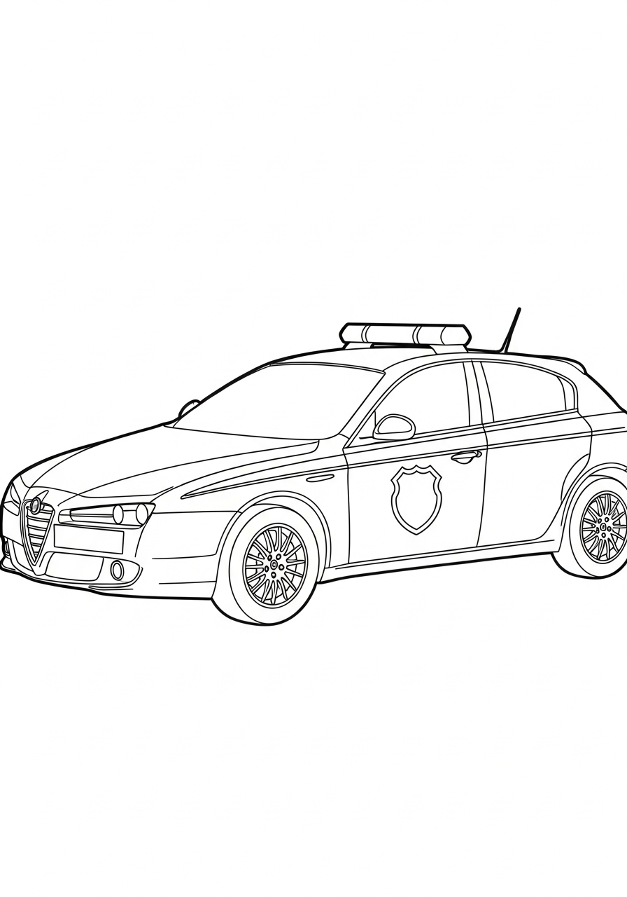 disegni di Alfa Romeo da colorare da stampare