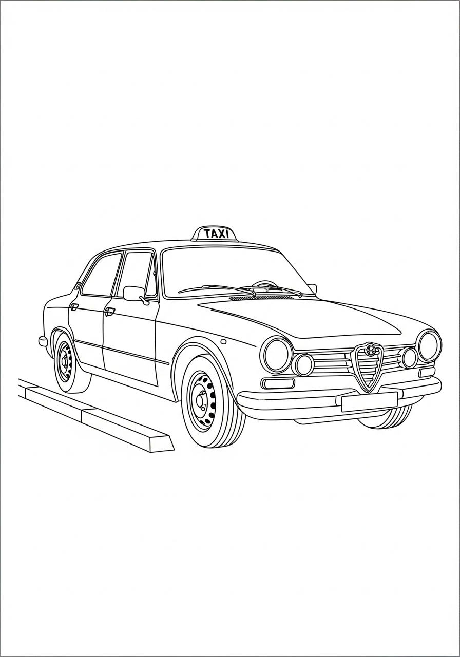immagine di Alfa Romeo da colorare