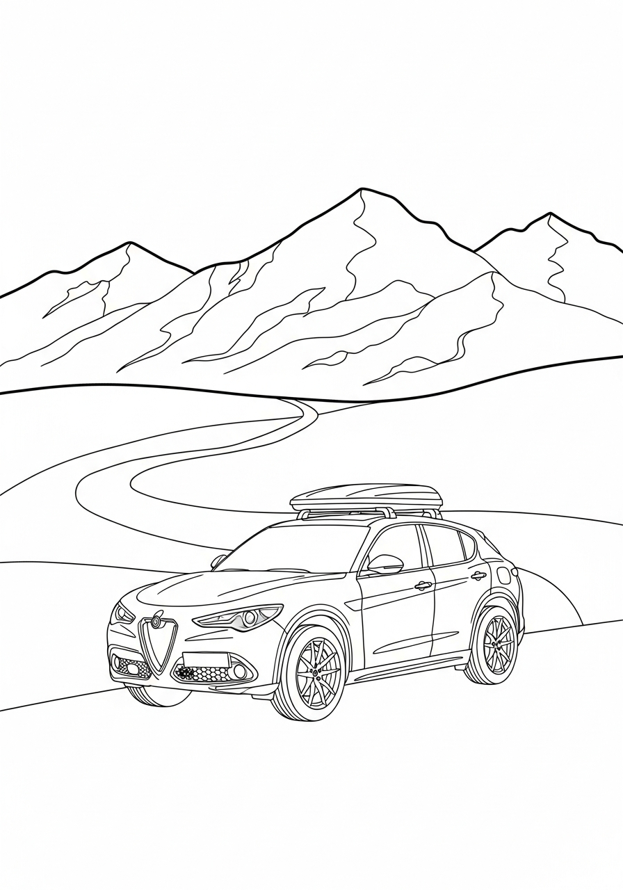 disegni Alfa Romeo da colorare gratis