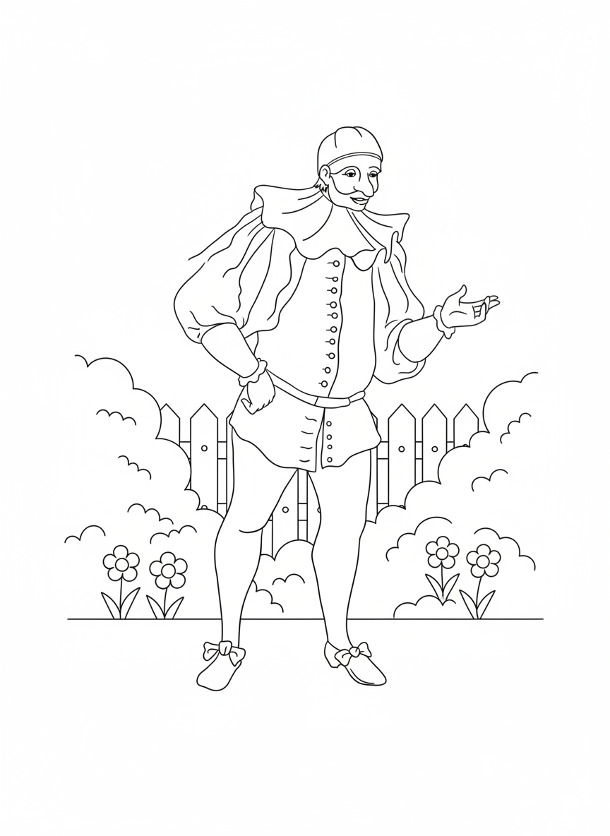 pdf stampare Balanzone da colorare