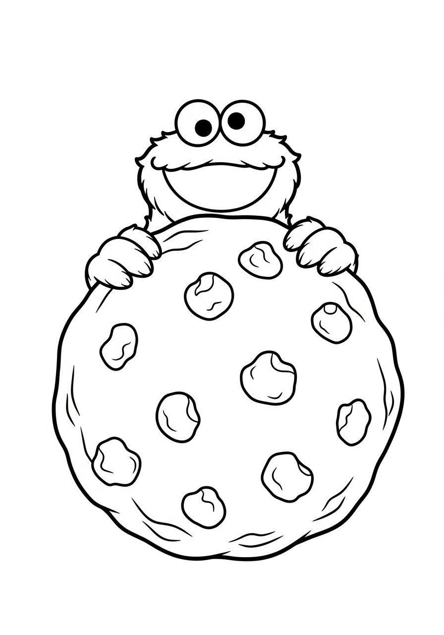 immagine Cookie Monster da colorare