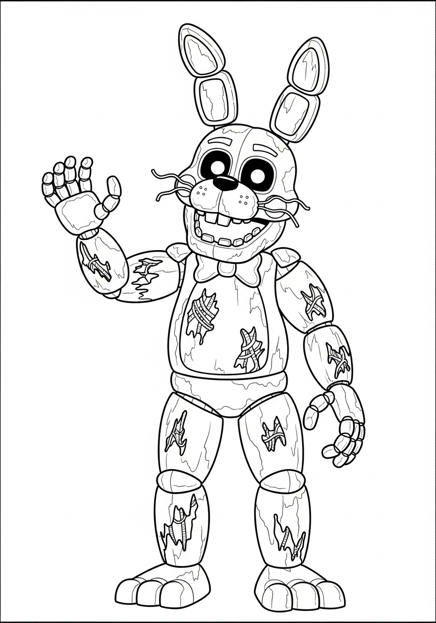 Springtrap da colorare a4 1