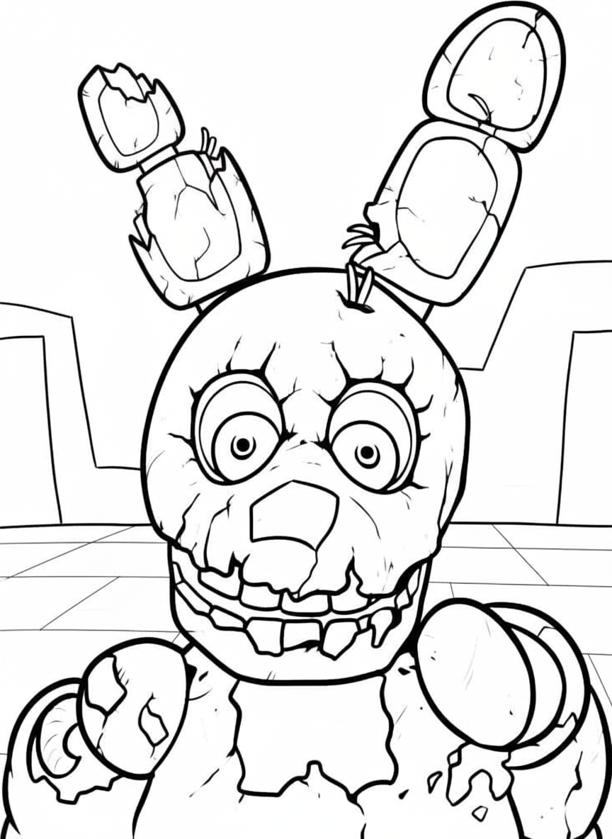 Springtrap disegno da colorare