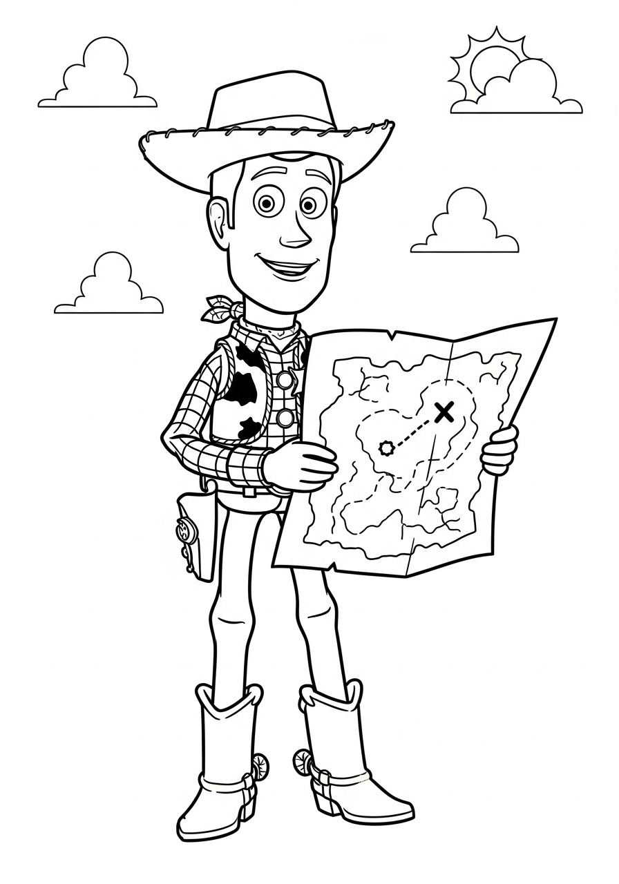 Woody 7 Woody da stampare e colorare gratis