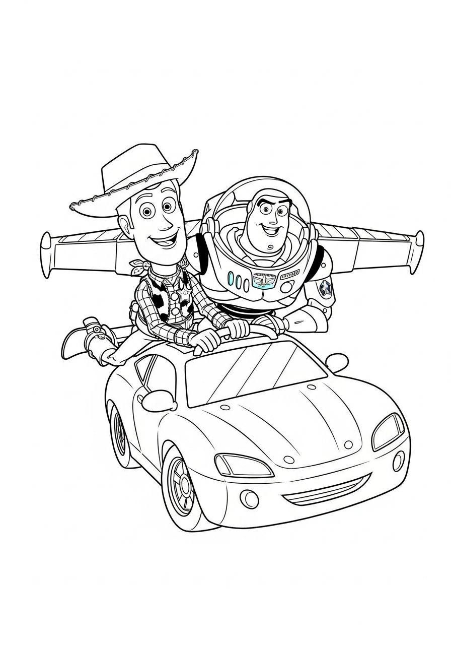 Woody 5 disegno Woody da colorare e stampare
