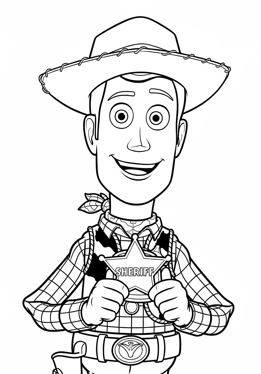 Woody 21 Woody da colorare e stampare a4