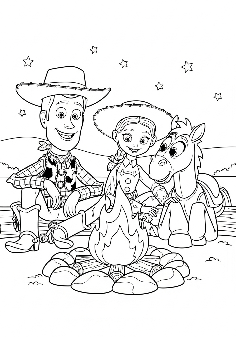 Woody 20 disegni da colorare Woody