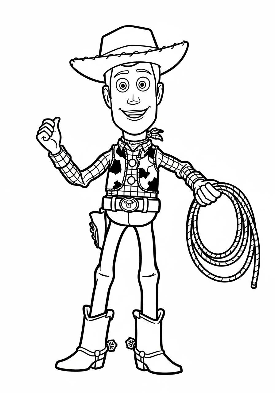 Woody 17 disegni Woody da colorare online