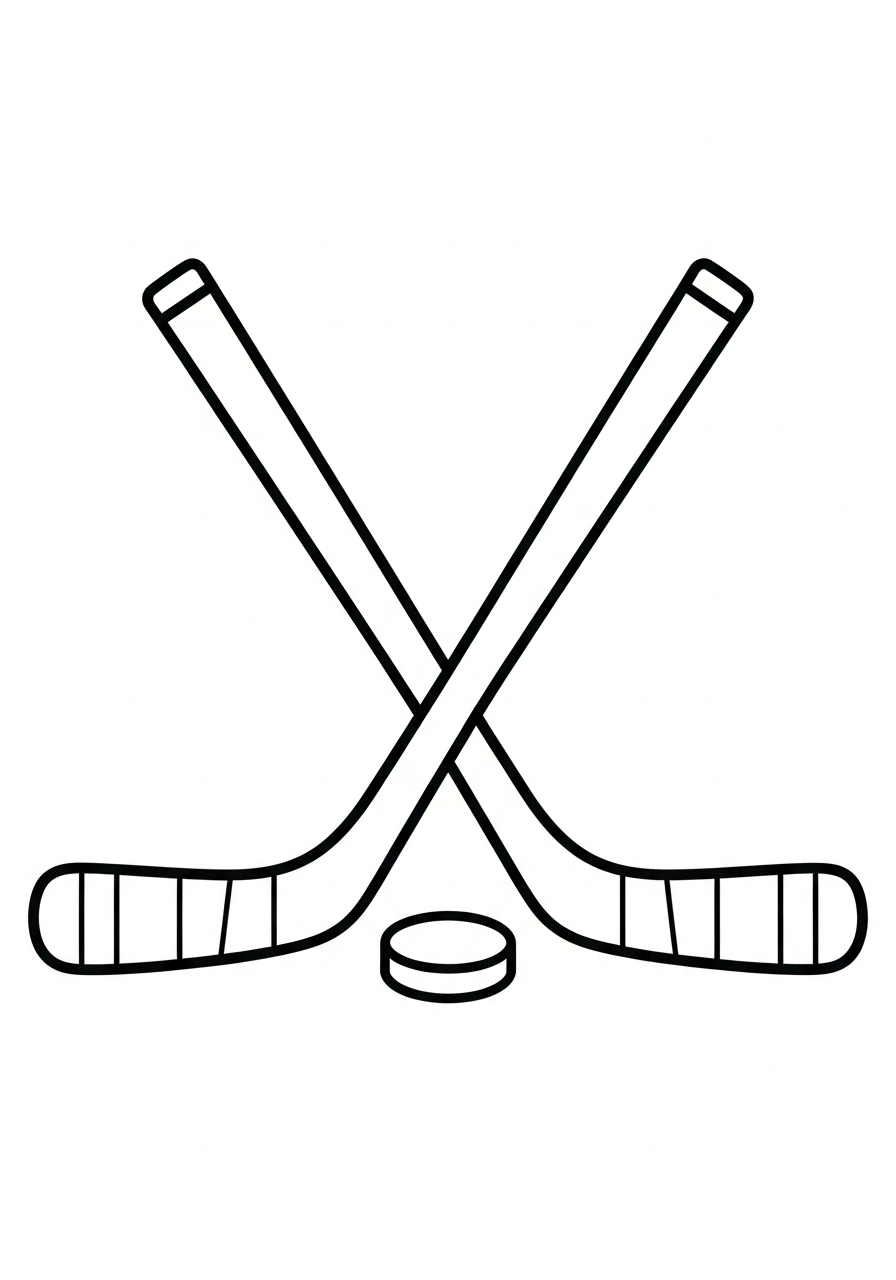 disegni da colorare hockey pdf 1