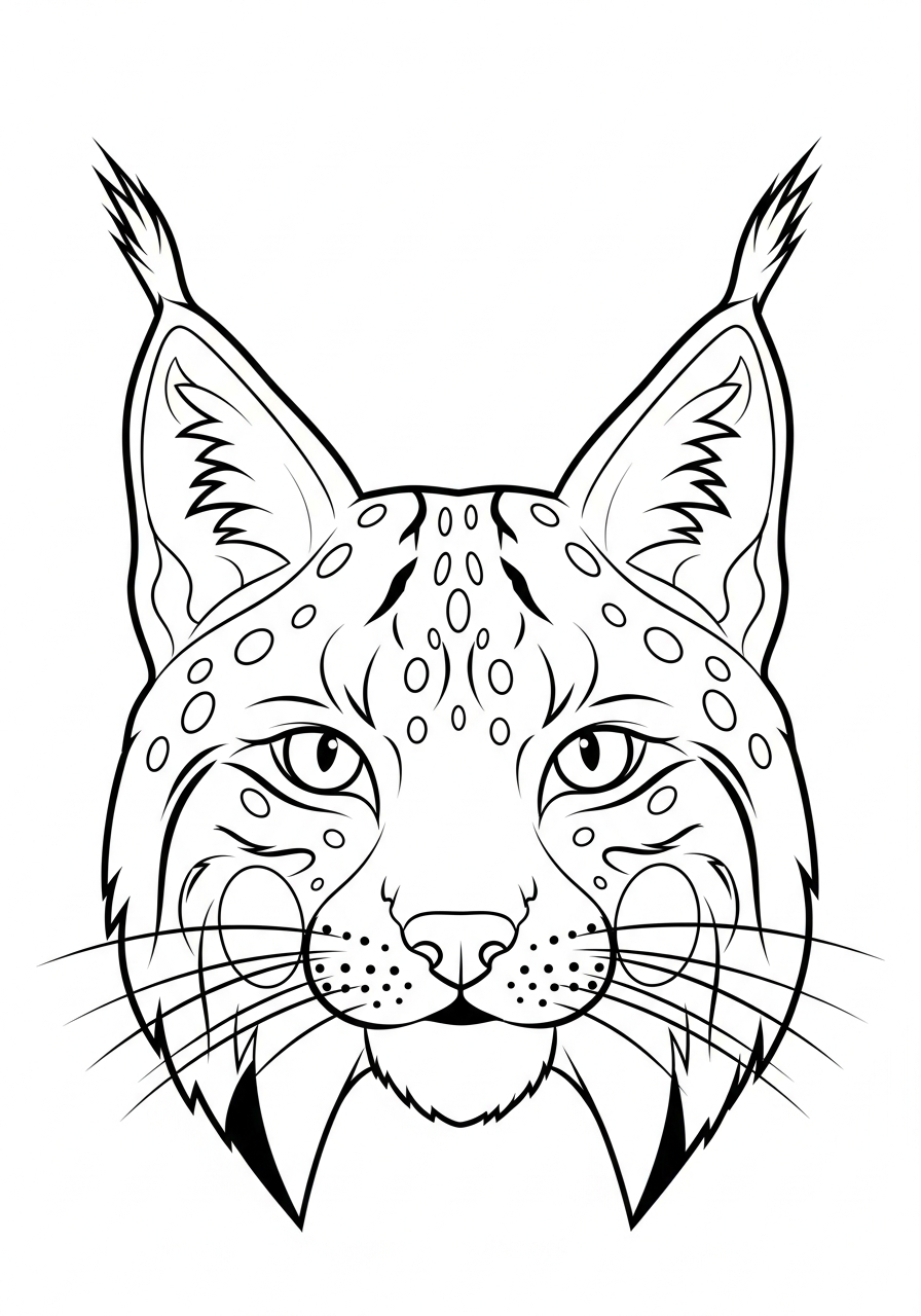 immagini di lince da stampare e colorare 1