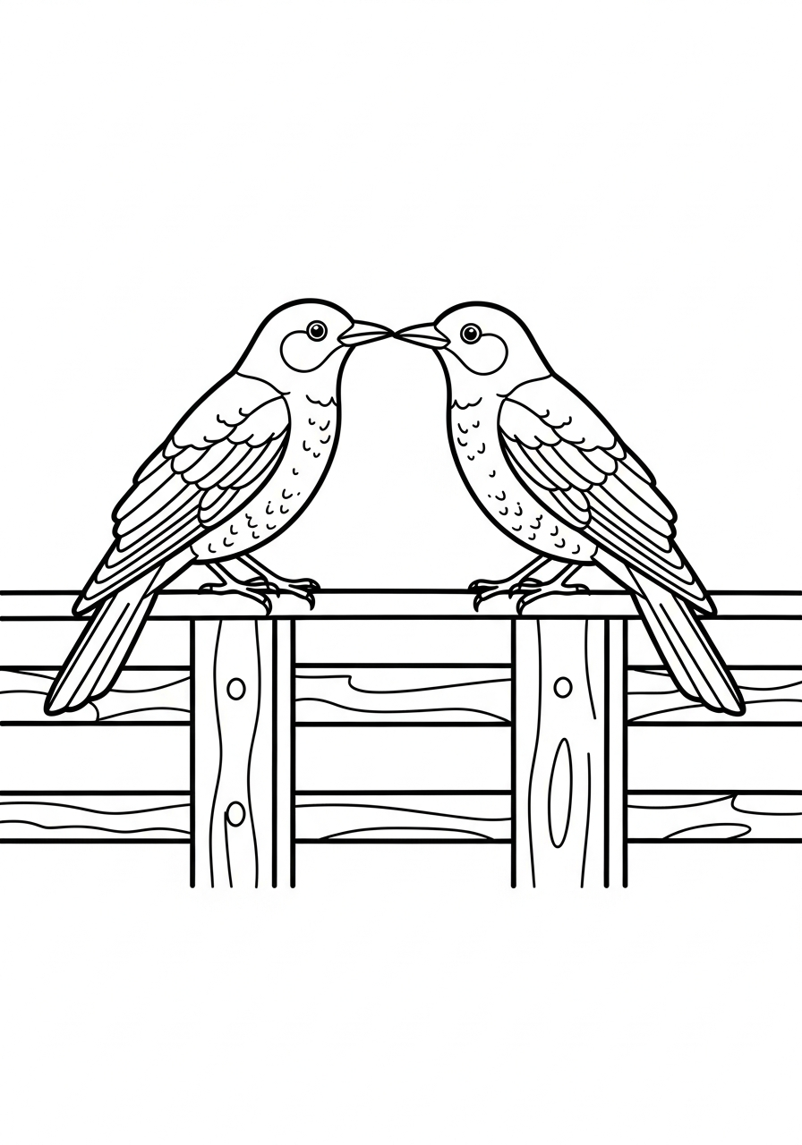 foto merlo da colorare 1