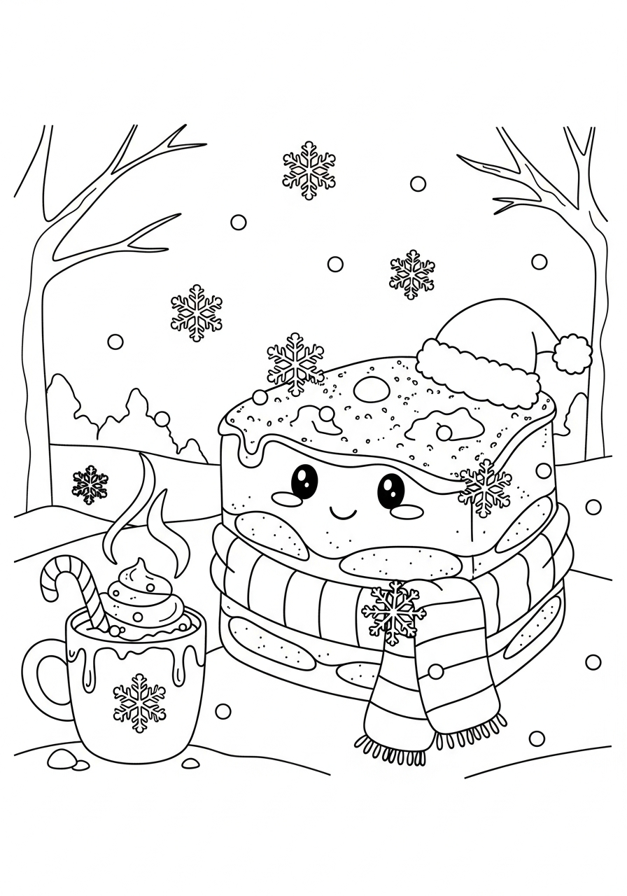 disegni di tiramisu da colorare