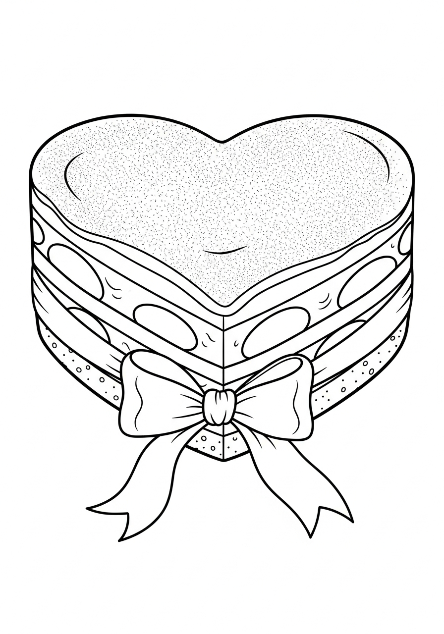 tiramisu da colorare pdf gratis